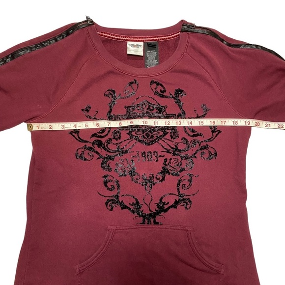 Harley Davidson Graphic Print Long Sleeve Sweatshirt - Picture 4 of 5